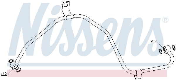 Õliühendus, kompressor, NISSENS 935054