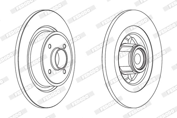 Ferodo Brake Disc DDF1656