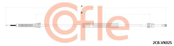 Тросовий привод, коробка передач, Cofle 92.2CB.VK025