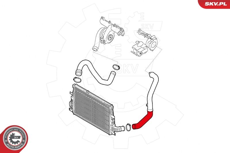 ESEN SKV 43SKV034 Charge Air Hose