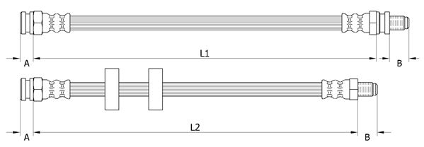 METZGER AUTOTEILE 4110995 - Brake Hose