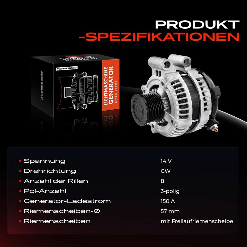 Frankberg 5481FB0002083 Alternator