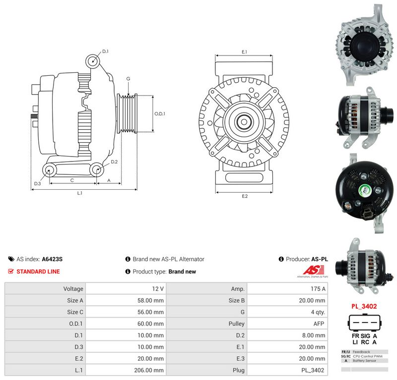 Prekės atitinka OEM kodą: G2GT-10300-AB