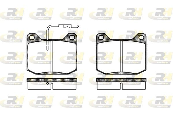 ROADHOUSE fékbetétkészlet, tárcsafék 2045.32
