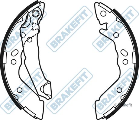 APEC Brake Shoe Set BSH1104
