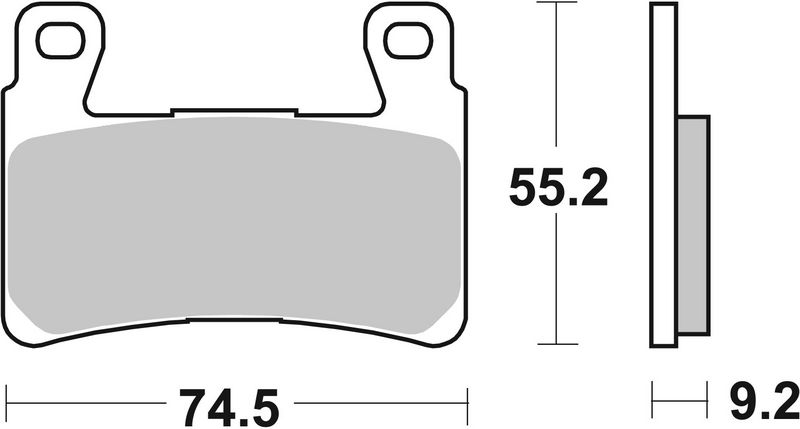 BREMBO Brake Pad Set, disc brake 07HD20SA