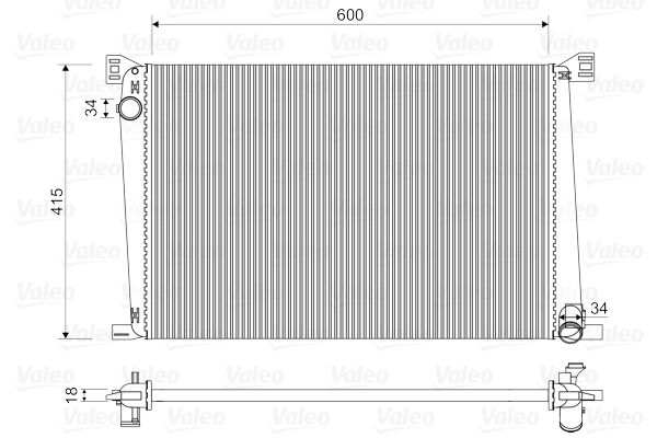 VALEO Radiateur 735480