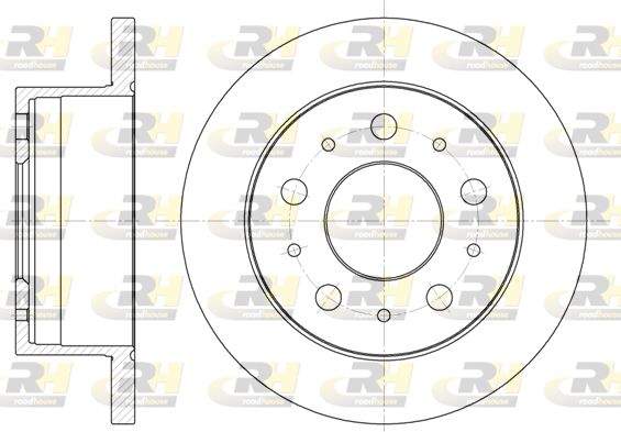 Гальмівний диск, Roadhouse 6741.00