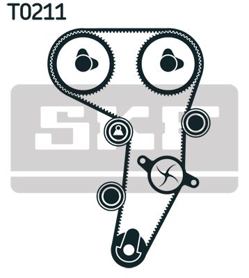 SKF VKMA 01255 Timing Belt Kit