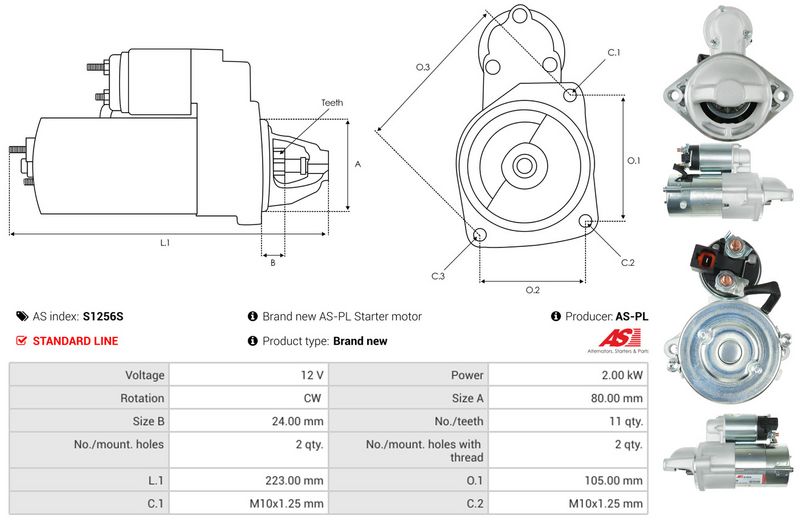 AS-PL S1256S Starter