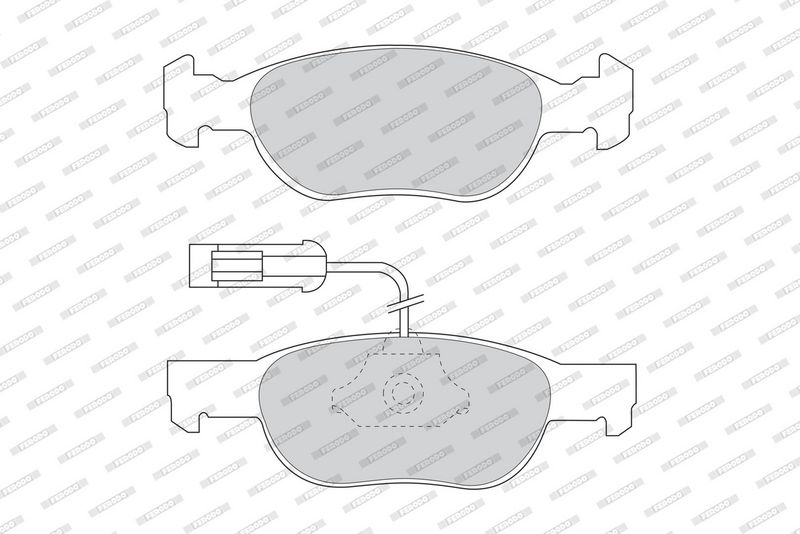 FERODO Plaquettes de frein à disque FDB1040