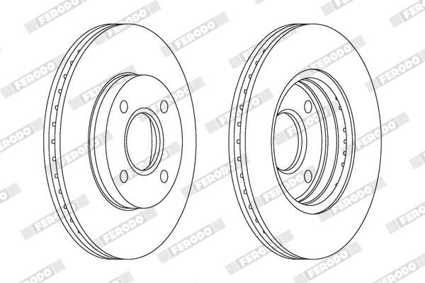 FERODO DDF1072 Brake Disc