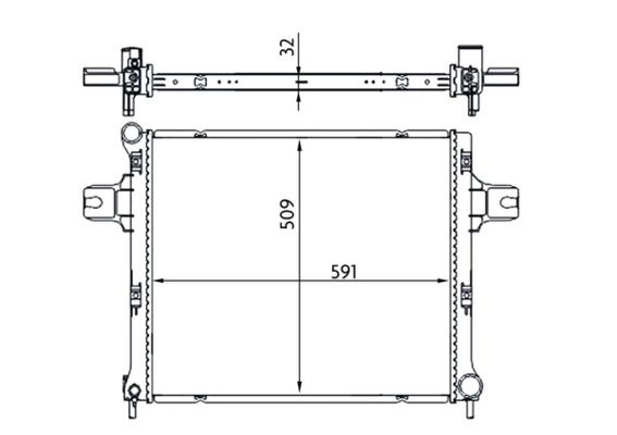 Product Image - Radiateur - CR1696000S - MAHLE