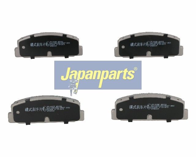 set placute frana,frana disc JAPANPARTS PP-302AF
