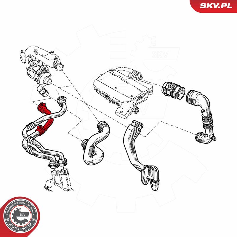 ESEN SKV 43SKV038 Charge Air Hose