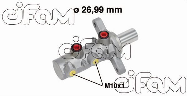 CIFAM CITROEN головний гальмівний циліндр гальм установка Bosch, без ESP, без активн управл стабілізатором JUMPER 06-, F
