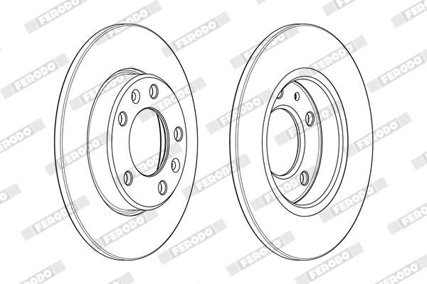FERODO DDF2406C Brake Disc