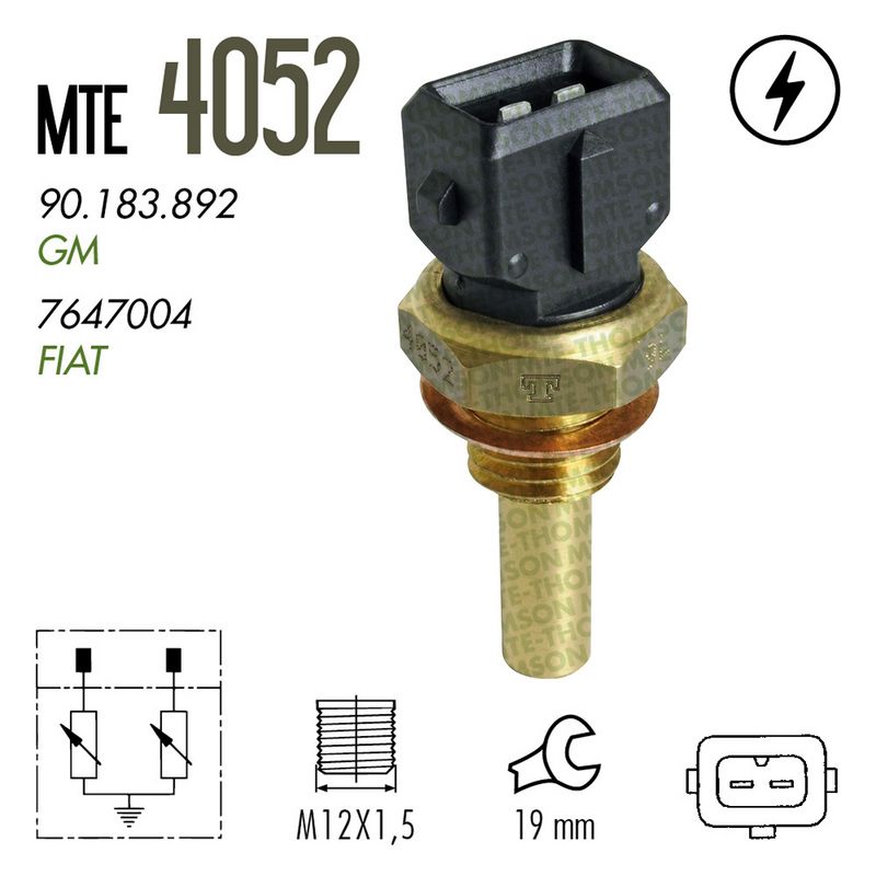 MTE-Thomson 4052 Sender Unit, Coolant Temperature