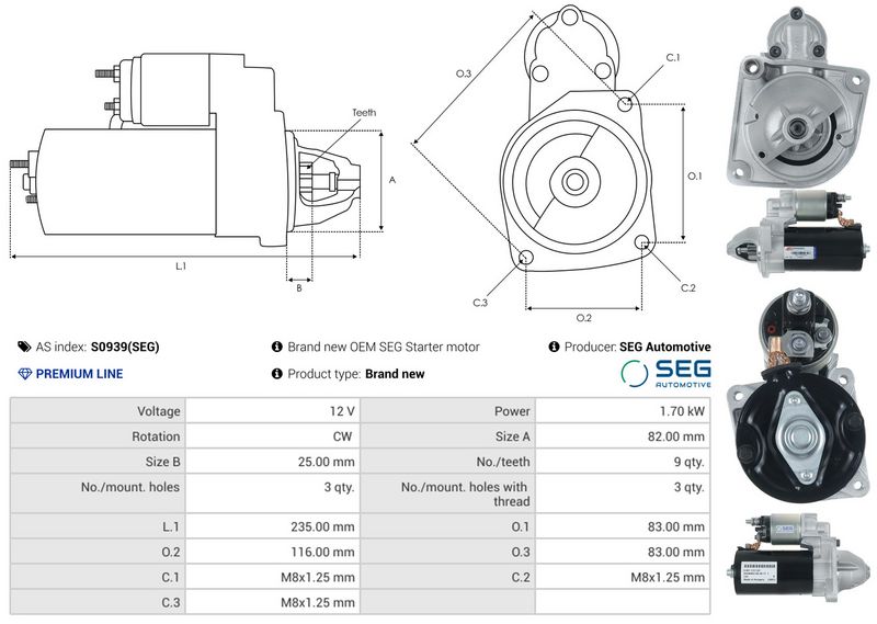 AS-PL S0939(SEG) Starter