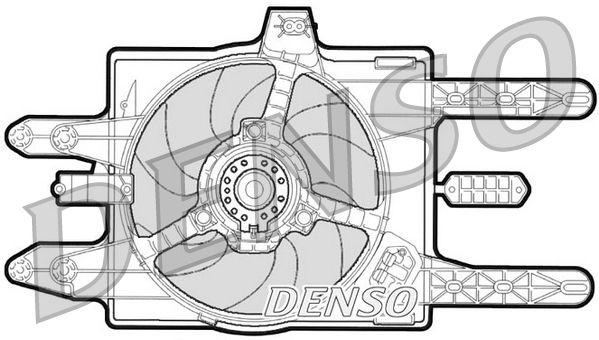 DENSO ventilátor, motorhűtés DER09031