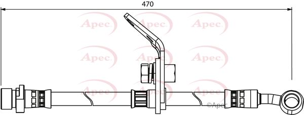 APEC Brake Hose HOS3980