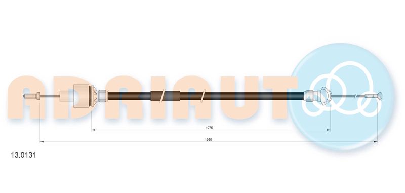 ADRIAUTO 13.0131 - Cable Pull, clutch control