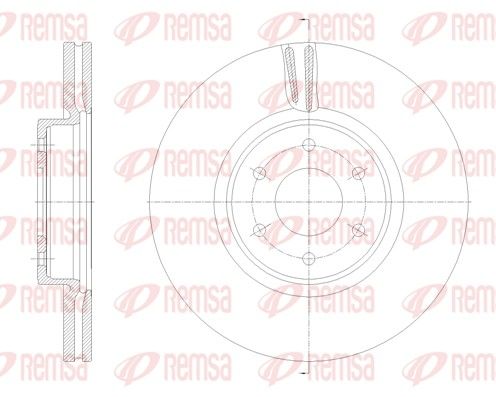 REMSA 62136.10 Stabdžių diskas