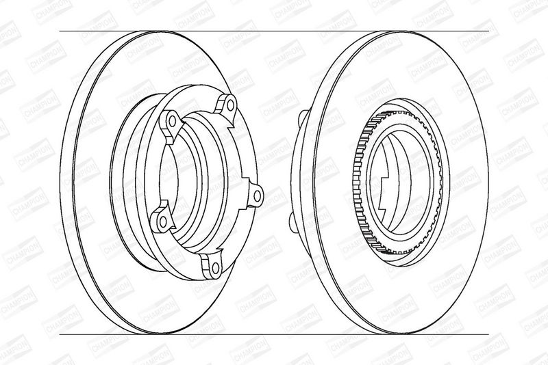 Disc frana 562638CH-1 CHAMPION