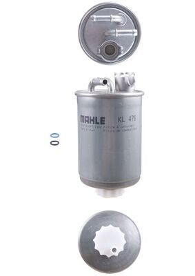 MAHLE KL 476D Fuel Filter