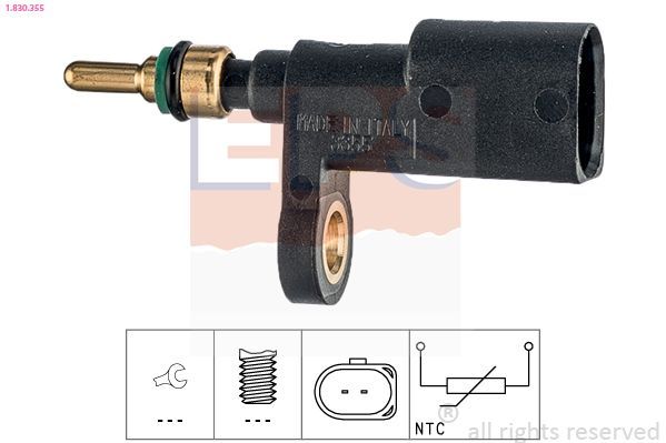 Sensor, temperatura del refrigerante