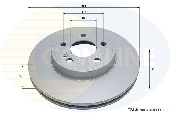 Comline Brake Disc ADC5109V