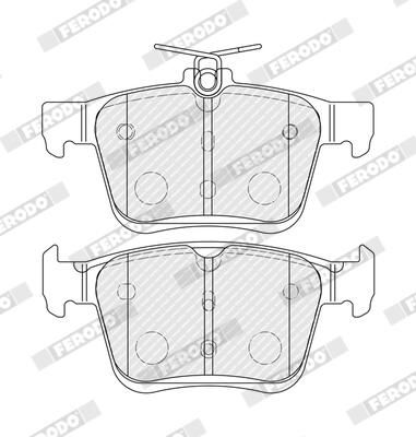 FERODO FDB4434 Brake Pad Set, disc brake