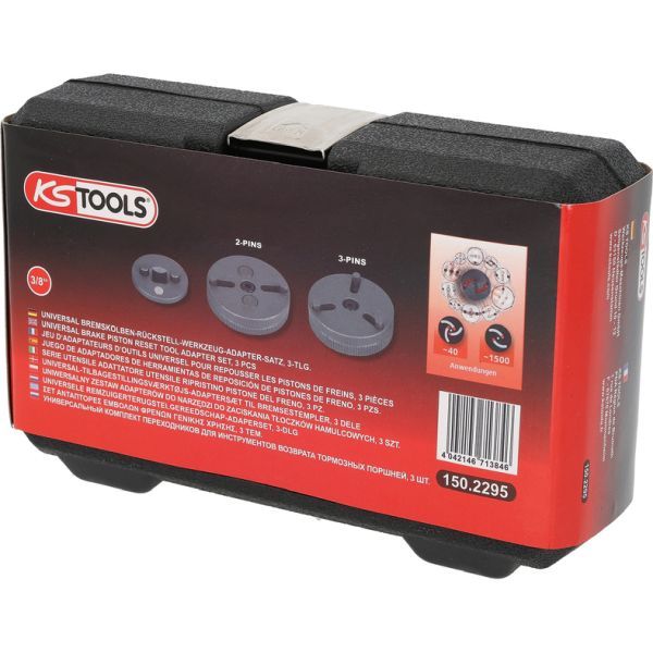 Adapter, pidurisadula kolb- tagasisurumise tööriist, KS TOOLS 150.2295