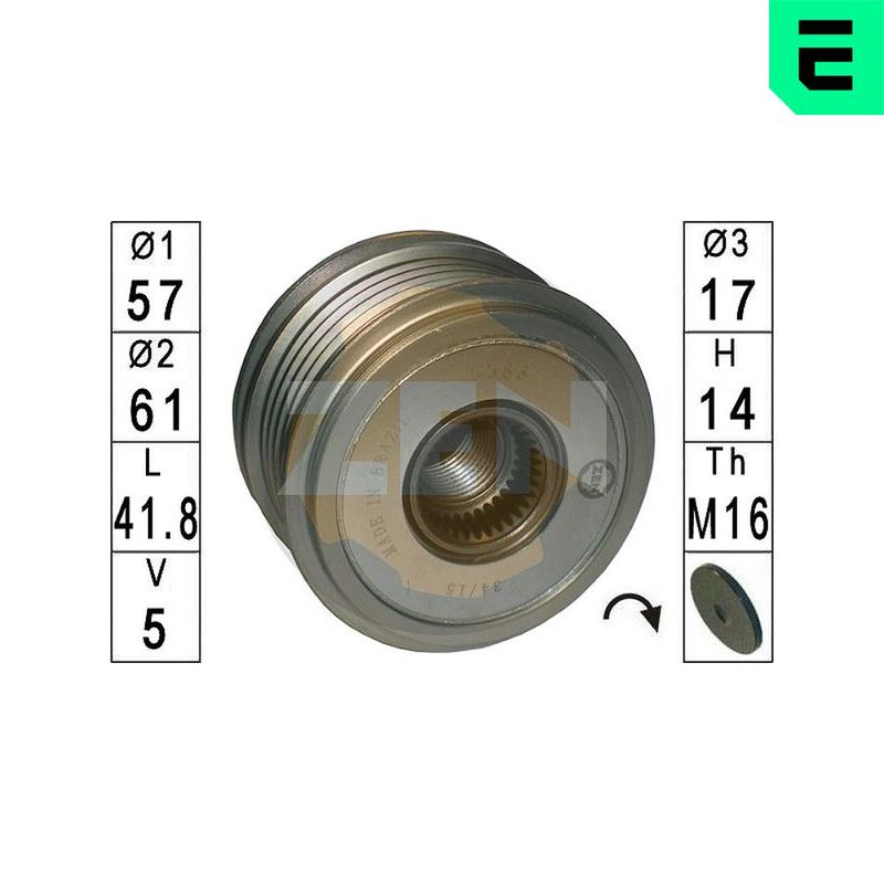 Механізм вільного ходу генератора, Era ZN5583