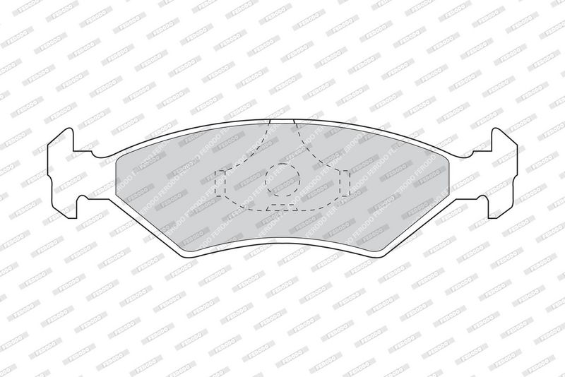 FERODO Plaquettes de frein à disque FDB206