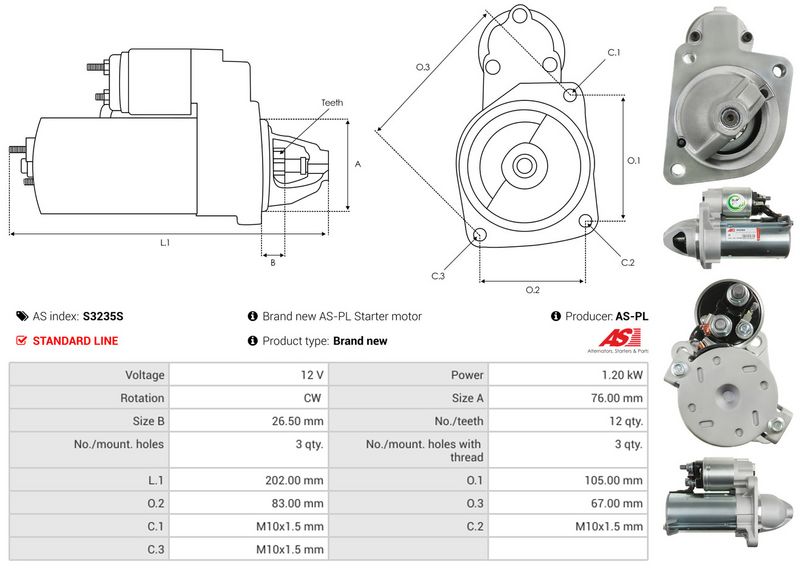AS-PL S3235S Starter