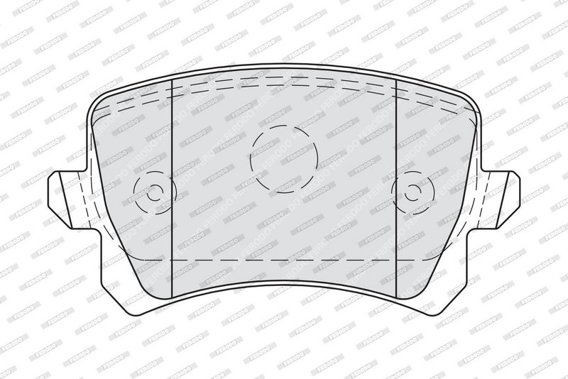 Sada brzdových destiček, kotoučová brzda FDB4058