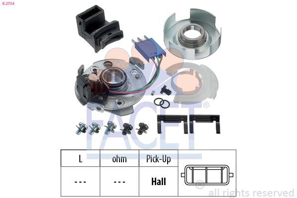 FACET Sensor, ontsteekpuls 8.2734