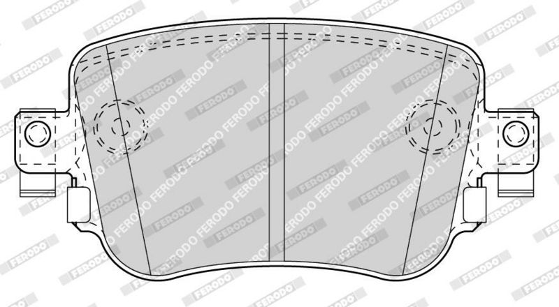 FERODO Plaquettes de frein à disque FDB4485