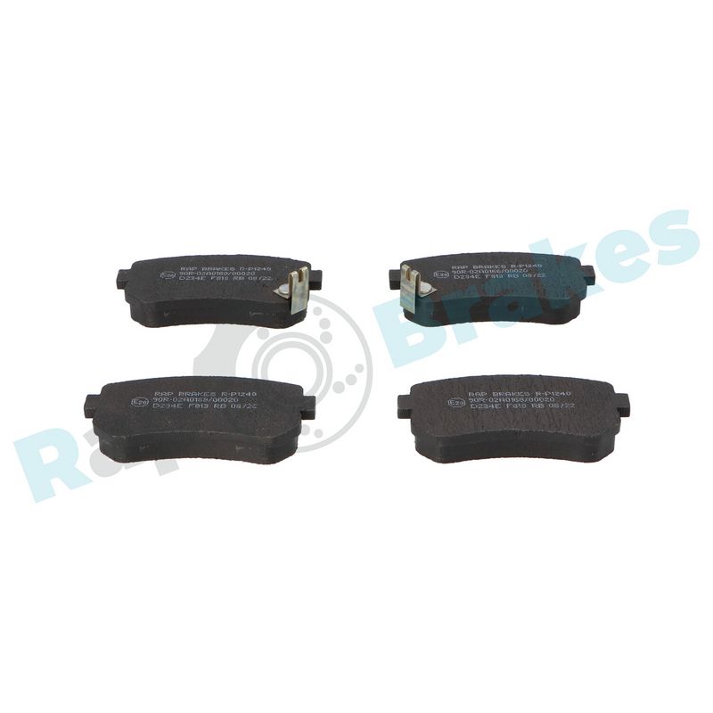 RAP BRAKES R-P1240 Brake Pad Set, disc brake