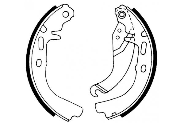 MAPCO fékpofakészlet 8792