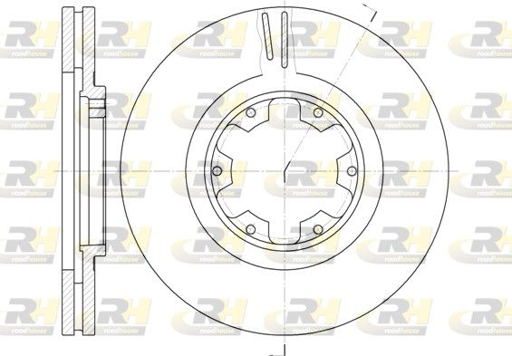 Тормозной диск на NP300, Pathfinder, Pick Up, QX4