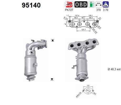 AS 95140 - Catalytic Converter