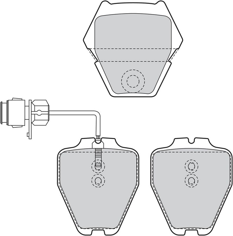 VALEO 601527 MARELLI Brake Pad Set, disc brake