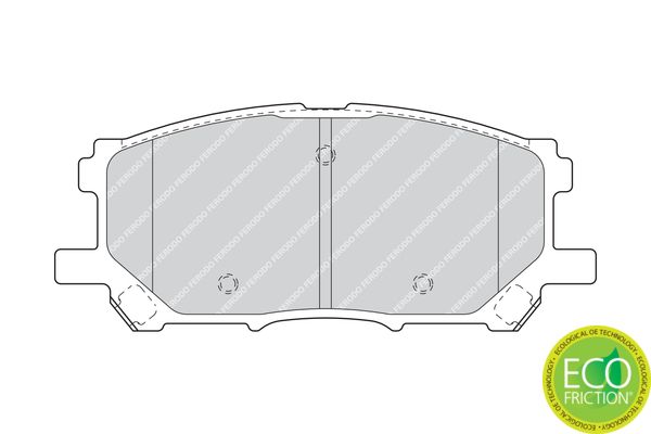 FERODO FDB1715 Brake Pad Set, disc brake