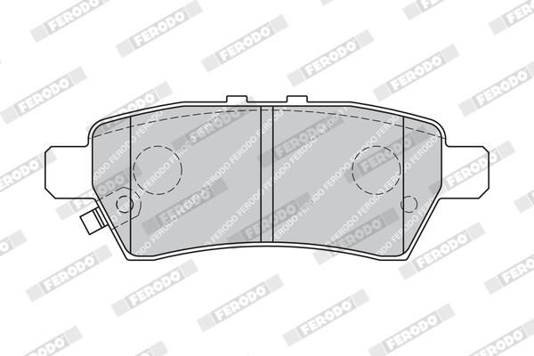 FERODO FDB1882 Brake Pad Set, disc brake