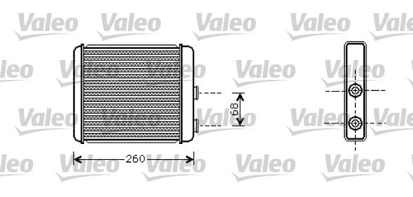 VALEO Kachelradiateur, interieurverwarming 812285