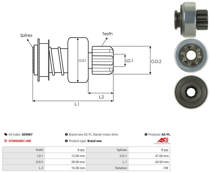 Vabajooks, starter, AS-PL SD9067