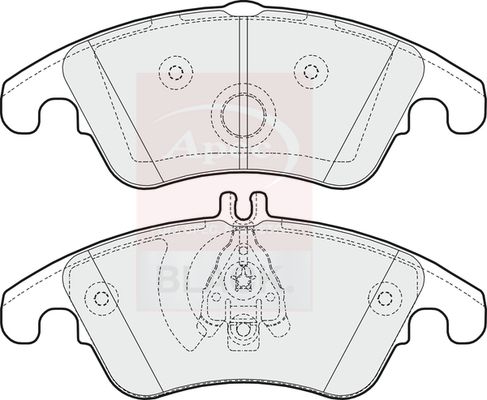 APEC Brake Pad Set, disc brake PAD1620B
