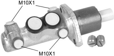 ANDEL A5141 - Master Cylinder, Brakes